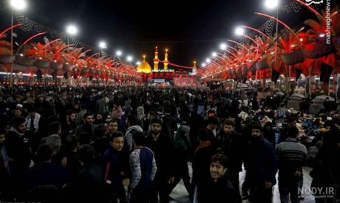 عکس بین الحرمین در اربعین