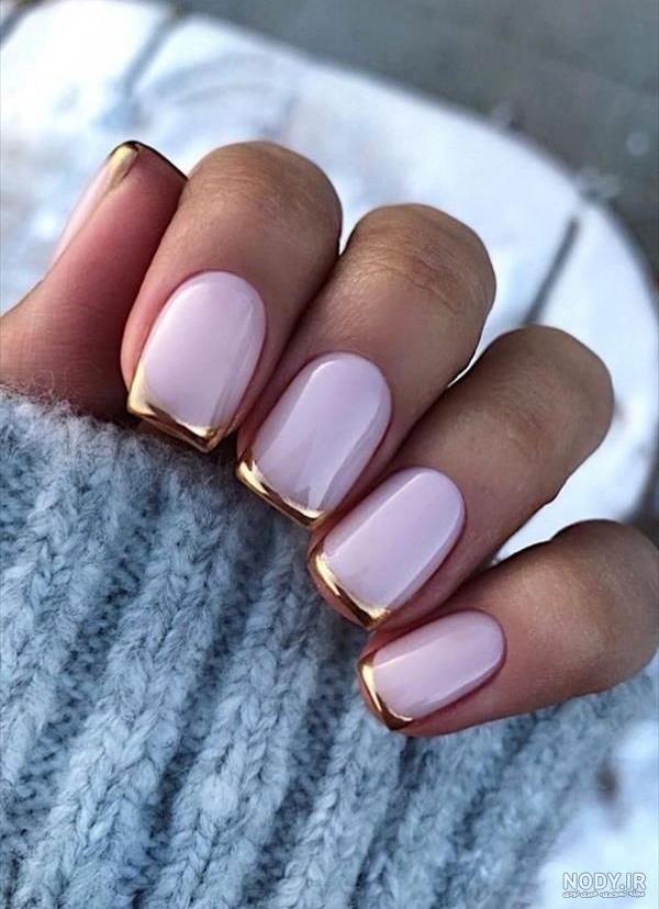 مدل ناخن فرنچ های رنگی