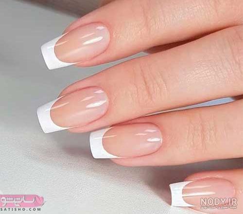مدلهای فرنچ ناخن کوتاه