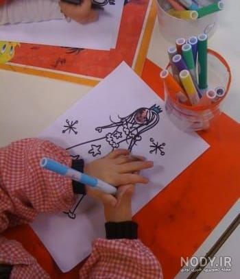 نقاشی دختر پرنسس ساده