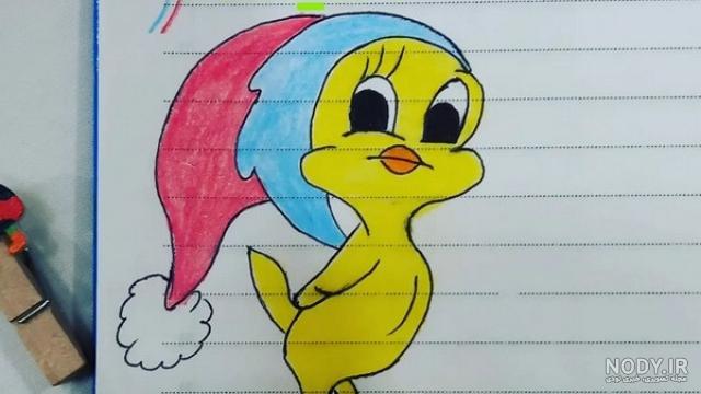 نقاشی ساده دخترانه