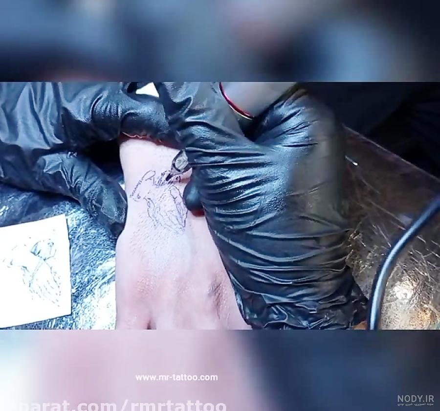 شیک تاتو روی انگشت