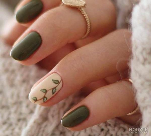 طراحی ناخن گرد کوتاه طراحی ناخن گرد کوتاه