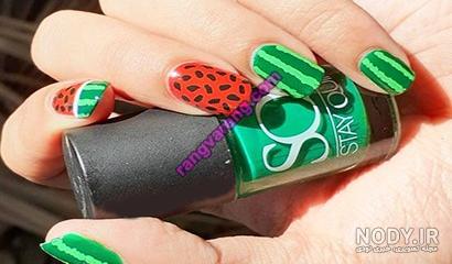 طراحی ناخن با لاک ژله ای
