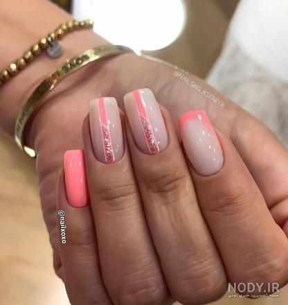طراحی ناخن ژله ای