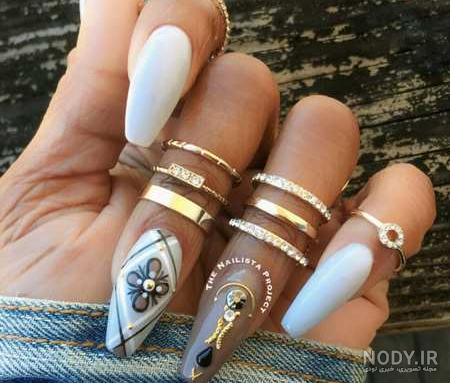 طرح های ناخن ژله ای