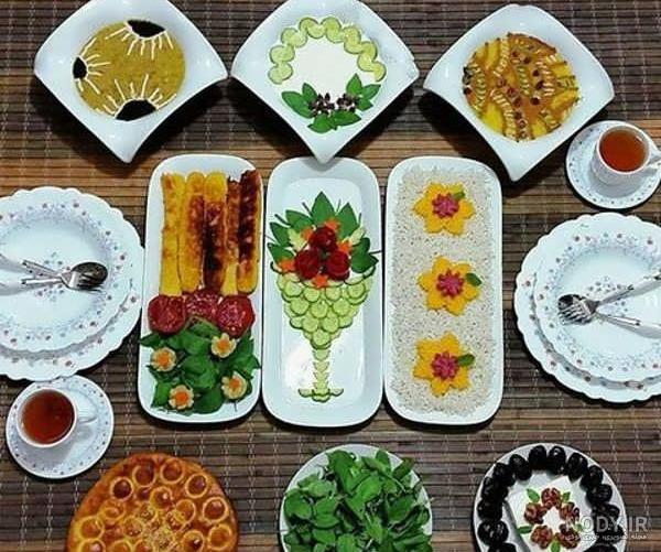 عکس سفره افطار ساده شیک عکس سفره افطار ساده شیک