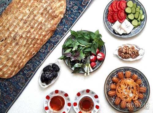 عکس سفره افطار ساده نی نی سایت عکس سفره افطار ساده نی نی سایت