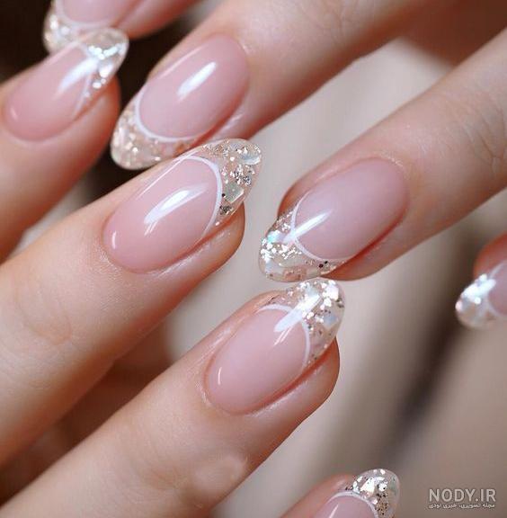 مدل ناخن فرنچ جدید رنگی