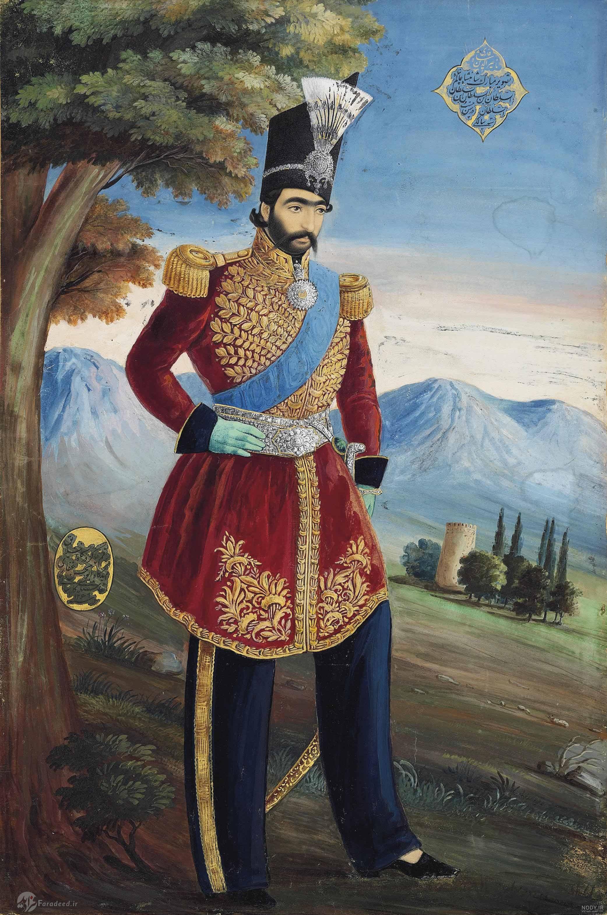 نقاشی دختر قاجار