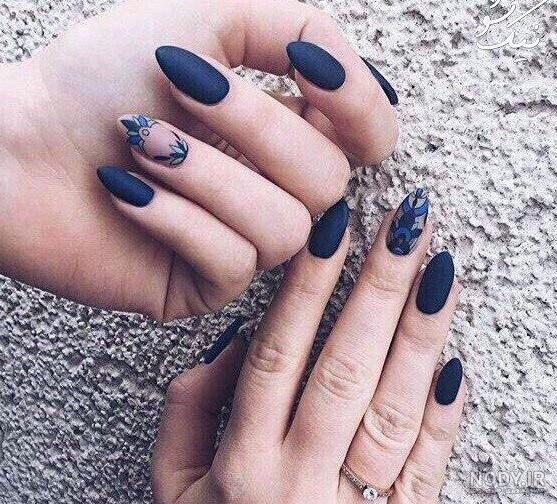 طرح ناخن ساده با لاک قرمز طرح ناخن ساده با لاک قرمز