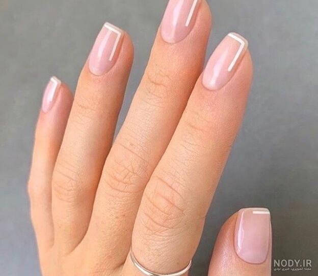 طرح های لاک ناخن ساده طرح های لاک ناخن ساده