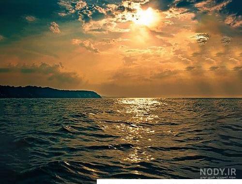 عکس خفن عکس غروب دریا غمگین