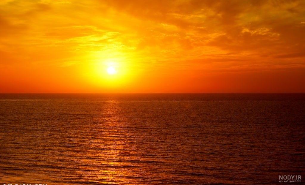 عکس خفن عکس غروب دریا غمگین