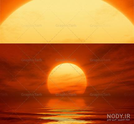 عکس خفن عکس غروب دریا غمگین