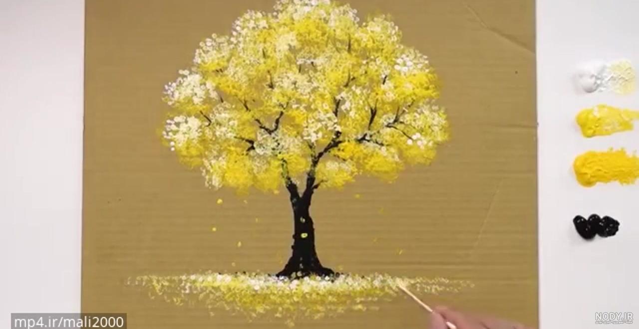 اموزش نقاشی دختر پاییزی