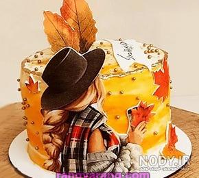 عکس پاییزی برای روی کیک عکس پاییزی برای روی کیک