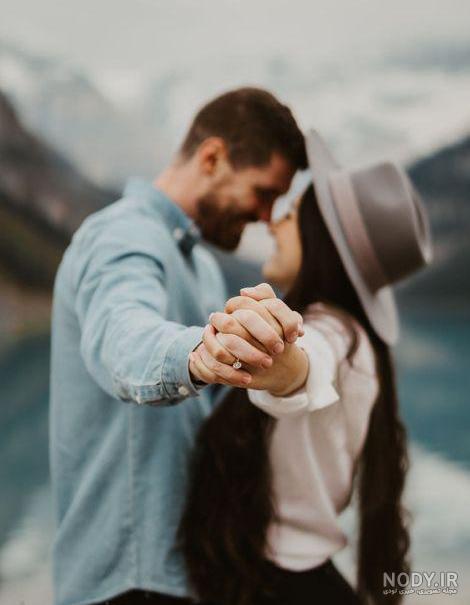 ژست عکس های دو نفره عاشقانه