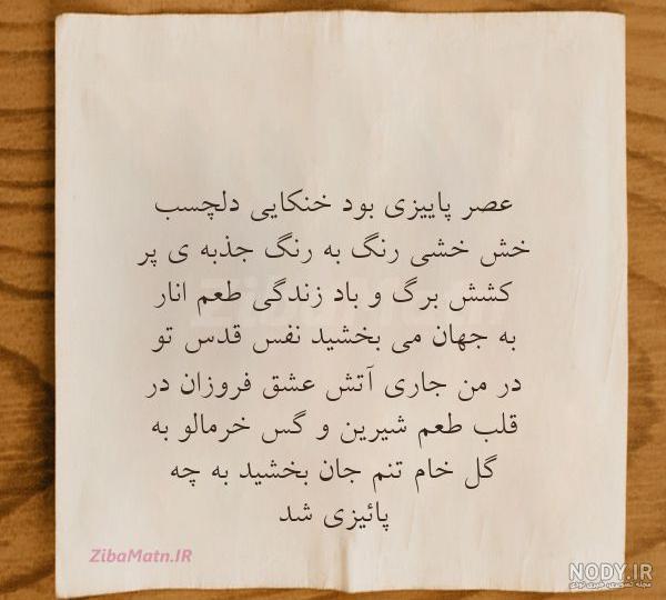 استوری اهنگ عصر پاییزی