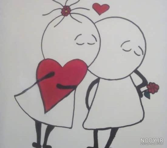 دختر نقاشی عاشقانه دختر نقاشی عاشقانه