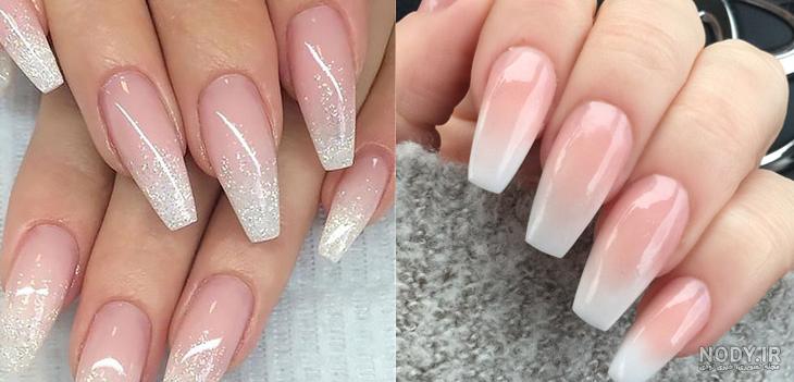 طراحی ناخن مدل آمبره طراحی ناخن مدل آمبره
