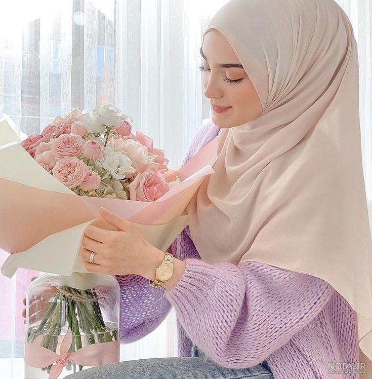 عکس فانتزی دختر با حجاب برای پروفایل
