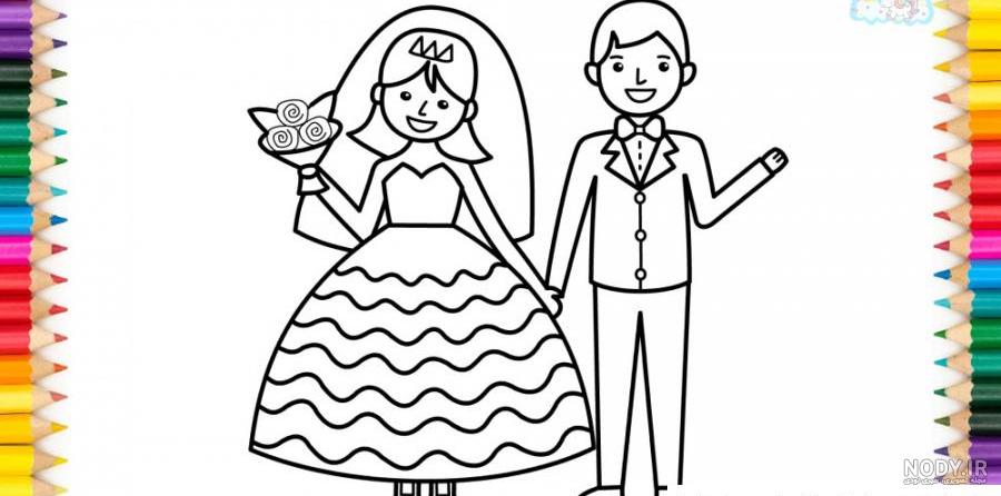 عکس نقاشی ساده عروسک
