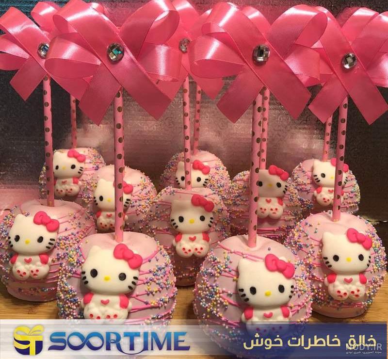 عکس کیک تولد کیتی دخترانه