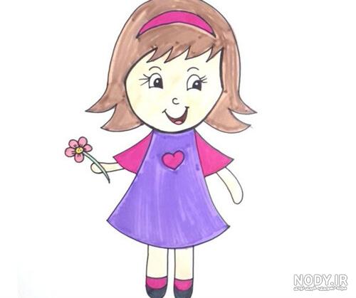 نقاشی دخترانه