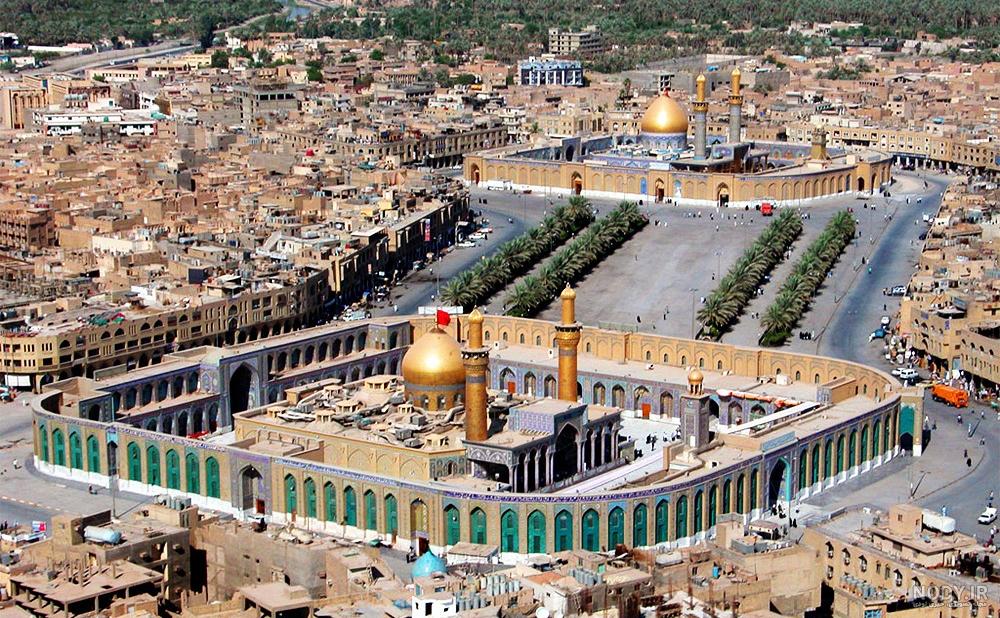 عکس بین الحرمین در روز اربعین