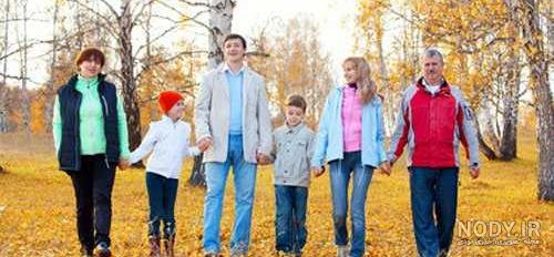 عکس خانواده پاییز