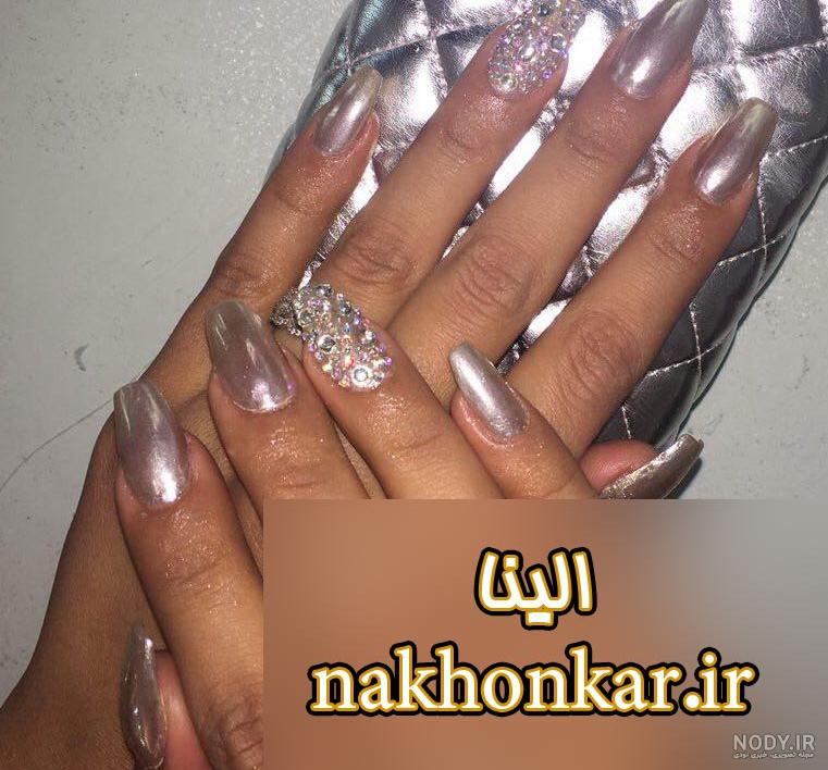طرح ناخن پاستیلی دخترانه