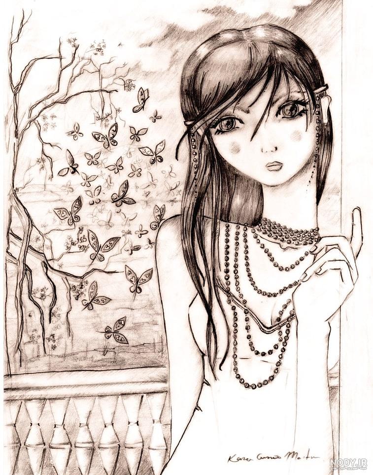 کارتونی نقاشی دخترانه