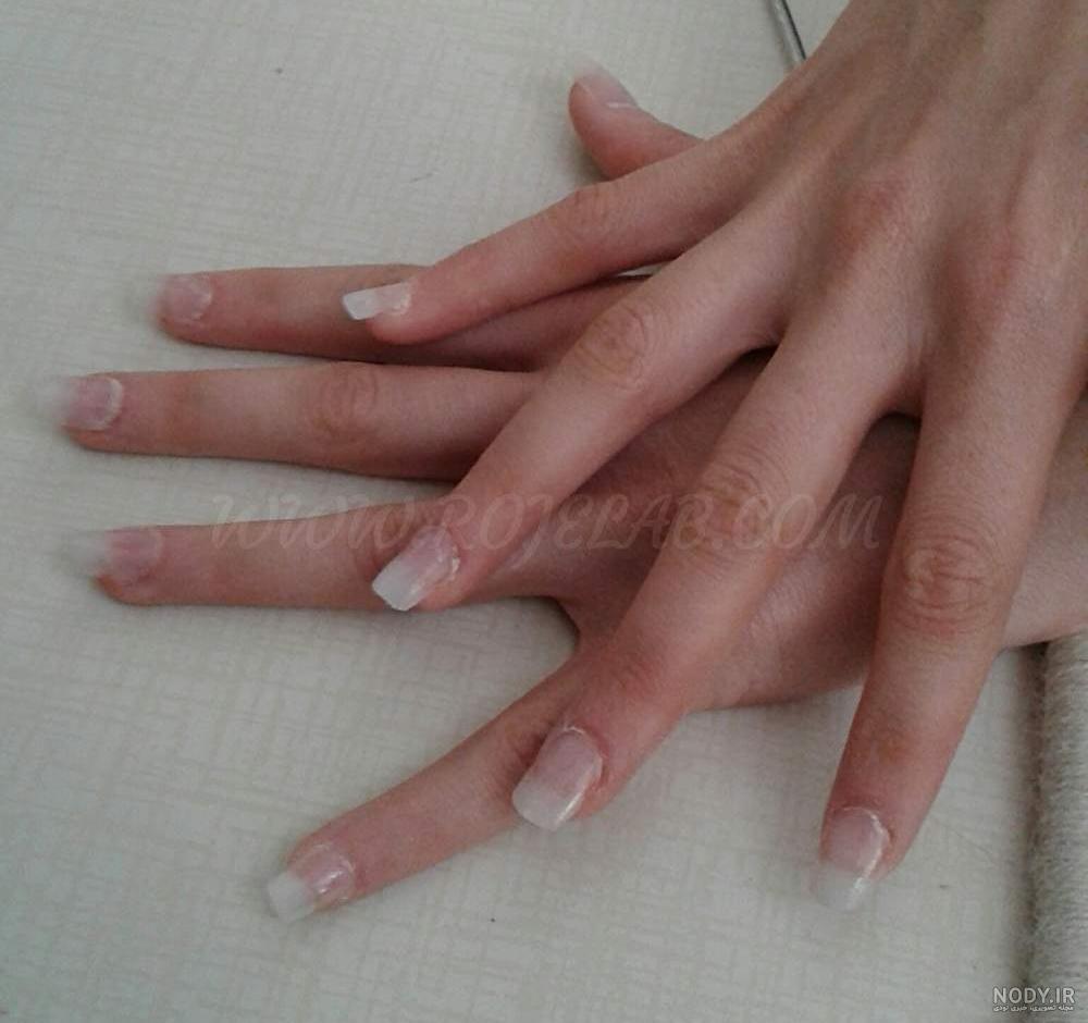 طرح ژلیش ناخن طبیعی دخترانه