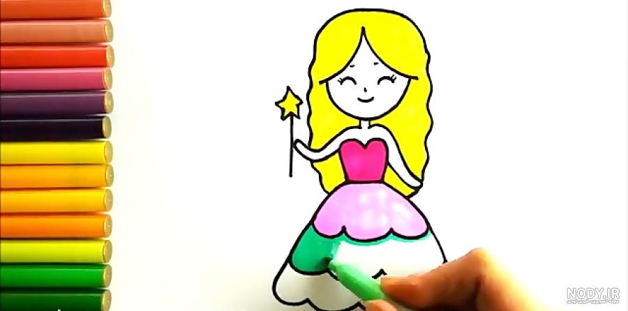 نقاشی زیبا عروسکی نقاشی زیبا عروسکی