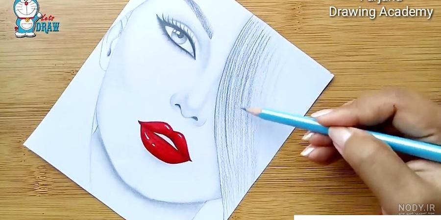 نقاشی یک دختر تنها نقاشی یک دختر تنها