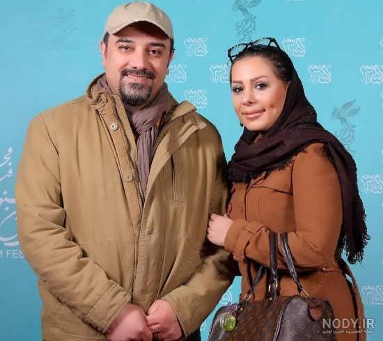 عکس بهار ارجمند و همسرش