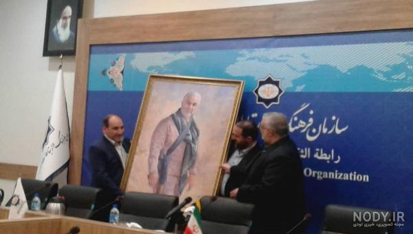 عکس حاج قاسم با رهبر انقلاب