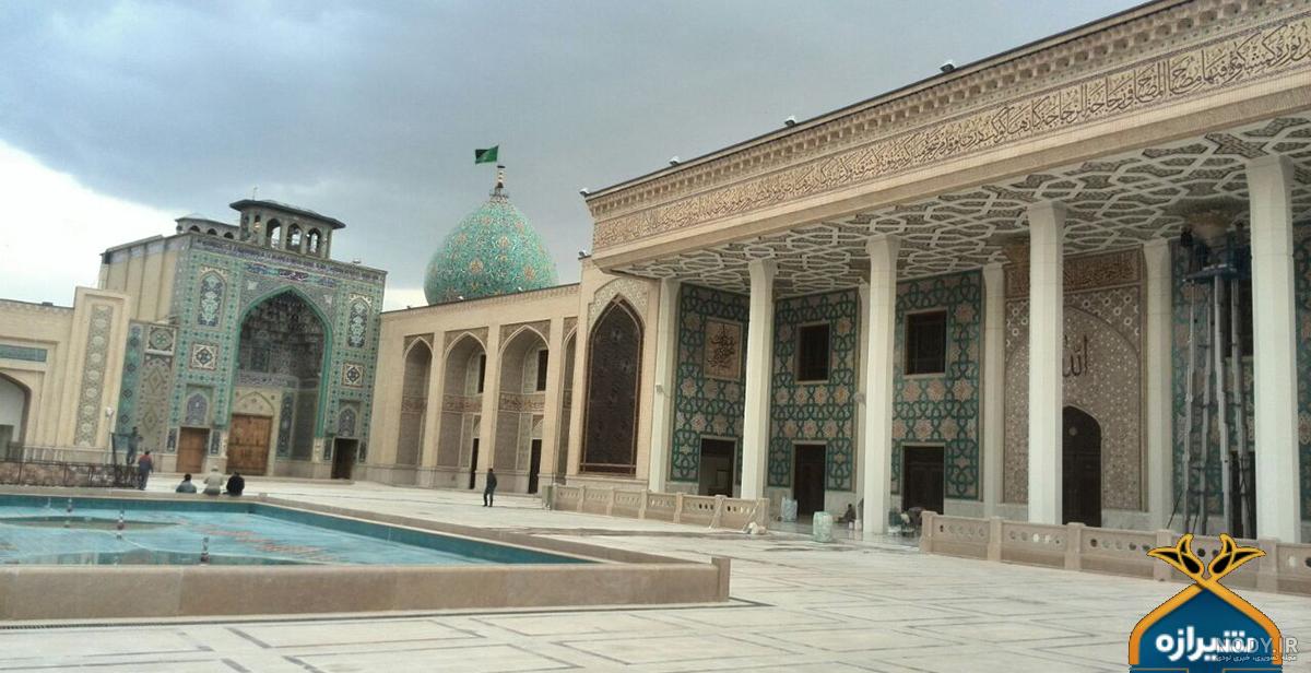 عکس صحن جدید شاهچراغ