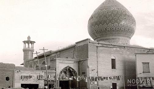 عکس قدیمی حرم شاهچراغ