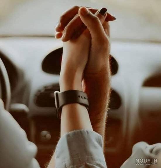 ژست عکس با دست دونفره