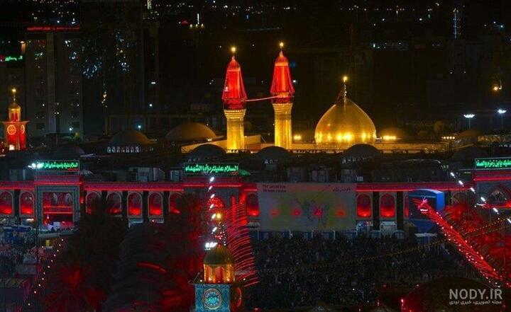 عکس امام حسین از پشت سر