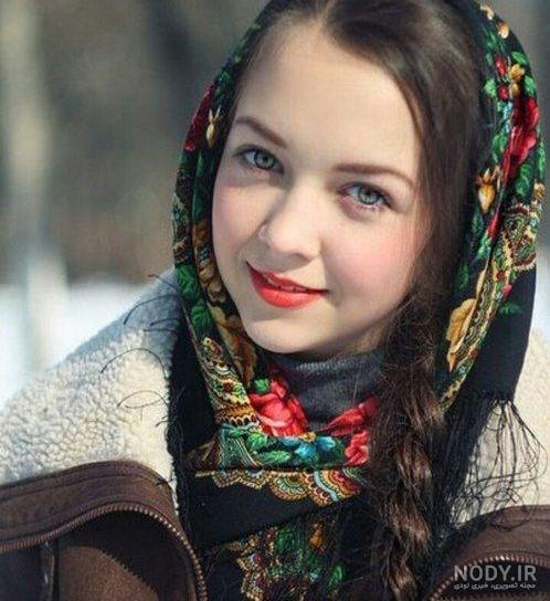 عکس دختر زیبا با روسری برای پروفایل