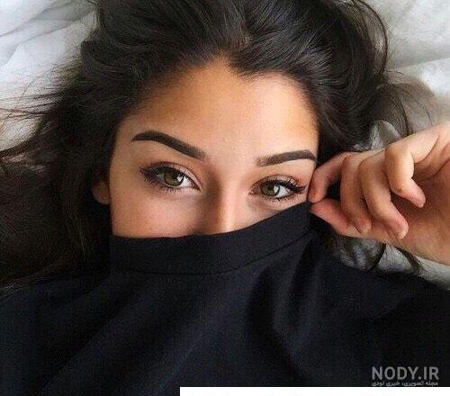 عکس دختر چشم سیاه