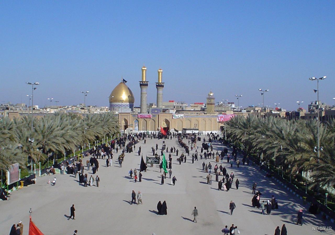 عکس طبیعی از حرم امام حسین