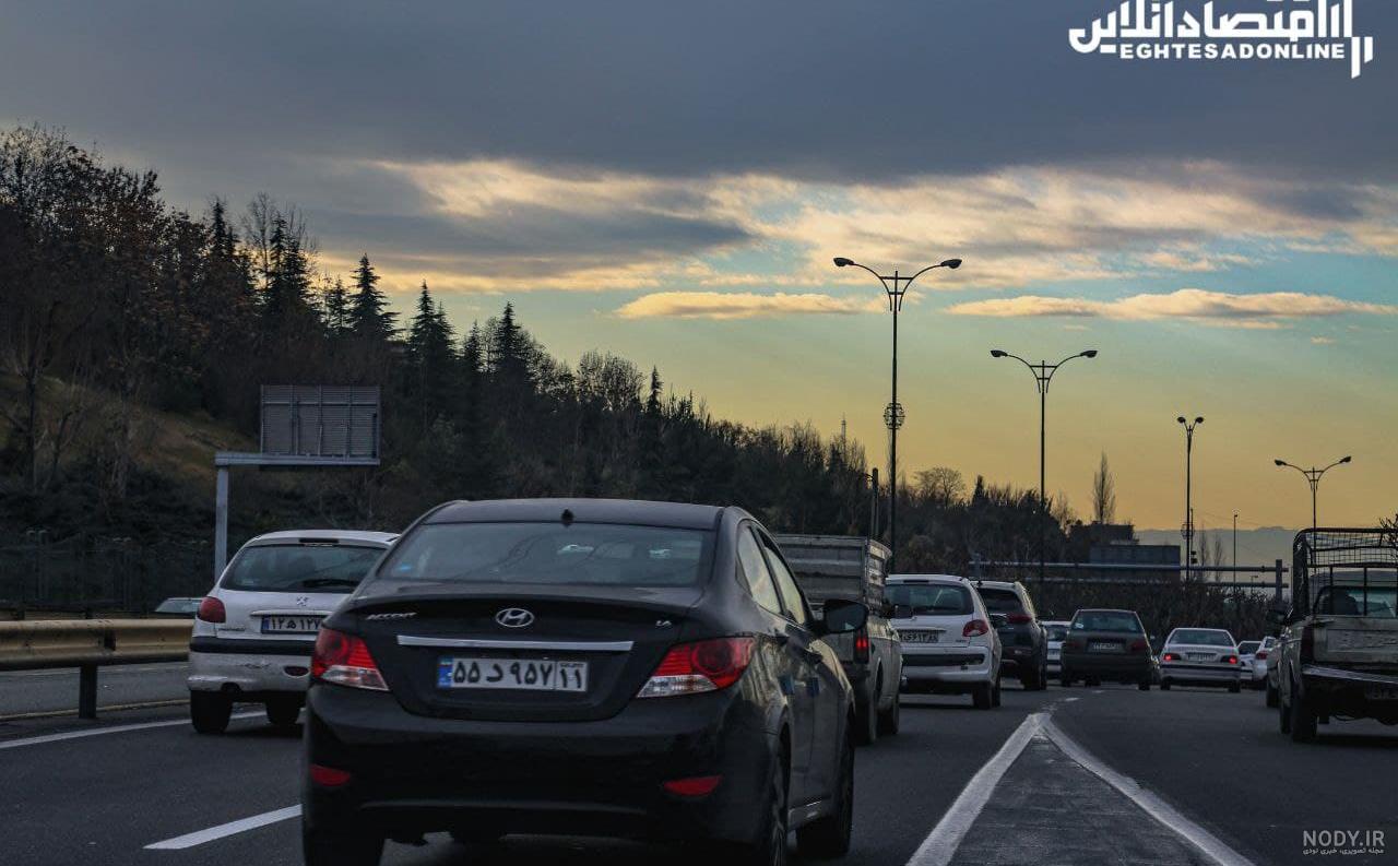 عکس طلوع آفتاب تهران