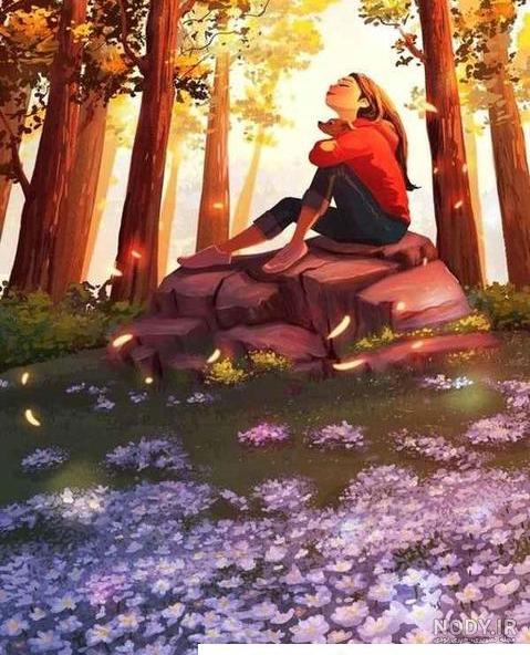عکس عاشقانه دونفره بدون متن طبیعی