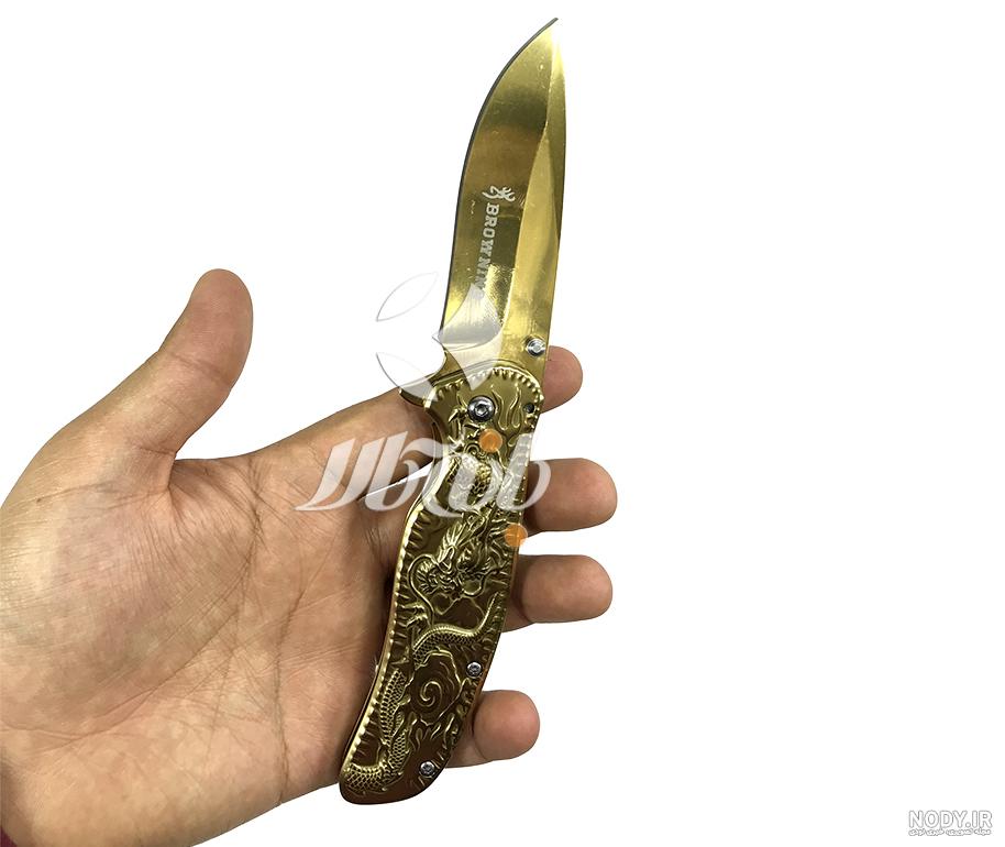 عکس چاقو طلایی