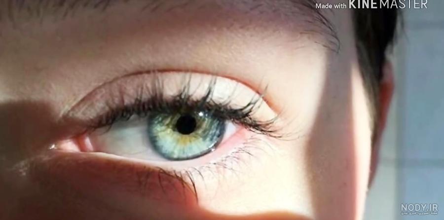 عکس زن چشم قهوه ای