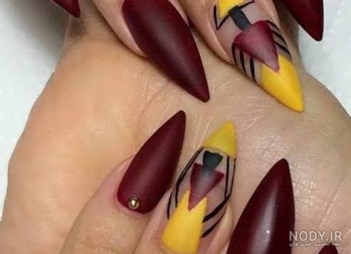 عکس طراحی فانتزی روی ناخن